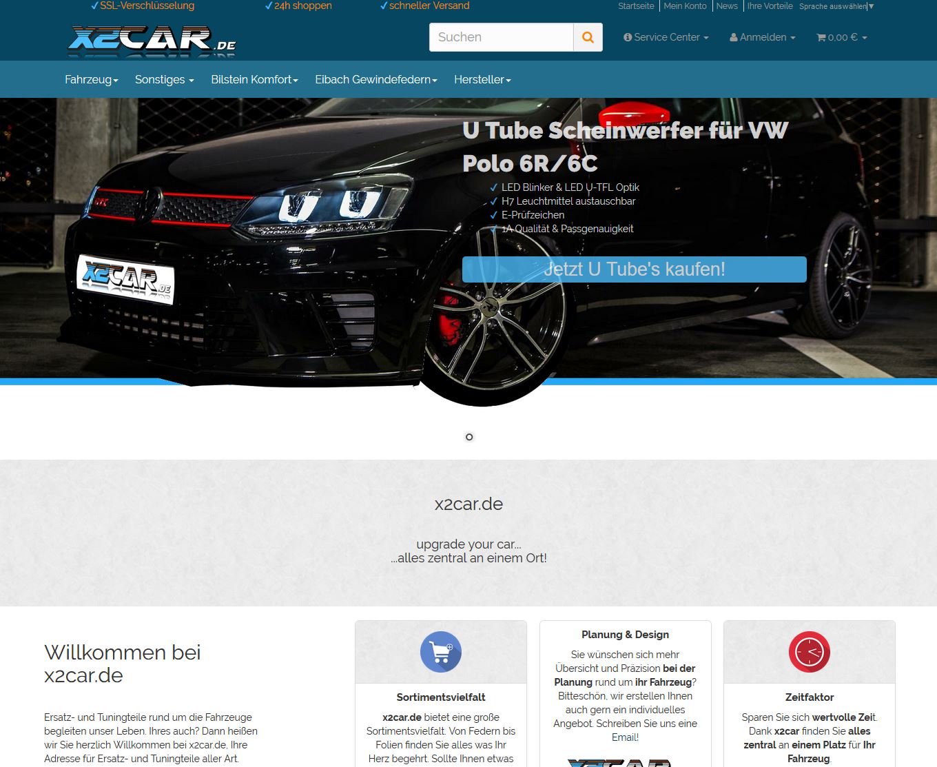 x2car.de OnlineShop in einer neuen Version online!  - 