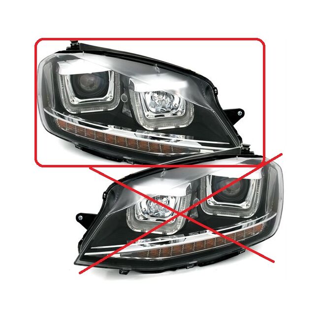 30 Watt 6xCREE® LED Tagfahrlicht für VW Golf 7, weiss, LED TFL für VW, LED Tagfahrlicht