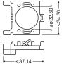 OSRAM Montagehalterung Adapter 64210DA02 für NIGHT BREAKER LED H7-LED Focus 2St.