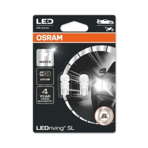 Osram W5W LEDriving SL White 6000K 12V Blister 2 St. OSRAM NO ECE