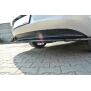 Maxton Design Mittlerer Heckdiffusor Ansatz für ALFA ROMEO 159  schwarz Hochglanz