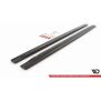 Maxton Design Seitenschweller Ansatz für Audi S4 / A4 / A4 S-Line B8 / B8 FL schwarz Hochglanz