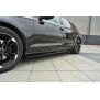 Maxton Design Seitenschweller Ansatz für Audi A6 C7 schwarz Hochglanz