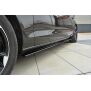 Maxton Design Seitenschweller Ansatz für Audi A6 C7 schwarz Hochglanz