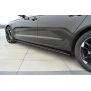 Maxton Design Seitenschweller Ansatz für Audi A6 C7 schwarz Hochglanz