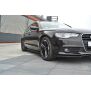 Maxton Design Seitenschweller Ansatz für Audi A6 C7 schwarz Hochglanz
