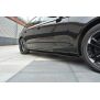 Maxton Design Seitenschweller Ansatz für Audi A6 C7 schwarz Hochglanz