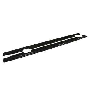 Maxton Design Seitenschweller Ansatz für Audi A6 C7 S-line/ S6 C7 Facelift schwarz Hochglanz