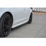 Maxton Design Seitenschweller Ansatz für Audi A6 C7 S-line/ S6 C7 Facelift schwarz Hochglanz