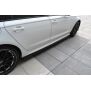 Maxton Design Seitenschweller Ansatz für Audi A6 C7 S-line/ S6 C7 Facelift schwarz Hochglanz