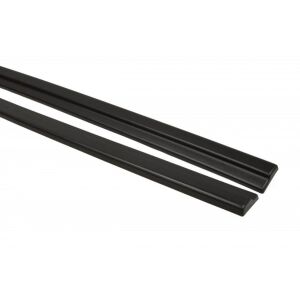 Maxton Design Seitenschweller Ansatz für Audi S7 / A7 S-Line C7 FL schwarz Hochglanz