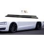 Maxton Design Seitenschweller Ansatz für Audi A8 D4 schwarz Hochglanz