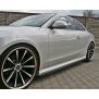 Maxton Design Seitenschweller Ansatz für Audi RS5 8T / 8T FL  schwarz Hochglanz