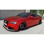 Maxton Design Seitenschweller Ansatz für Audi RS5 8T / 8T FL  schwarz Hochglanz