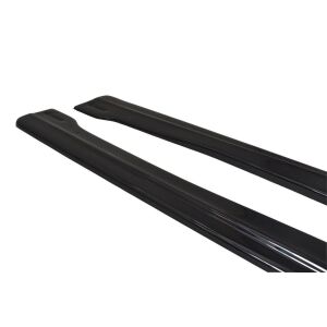 Maxton Design Seitenschweller Ansatz für Audi RS7 C7 FL schwarz Hochglanz
