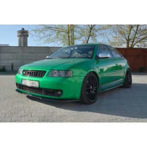 Maxton Design Seitenschweller Ansatz für AUDI S3 8L schwarz Hochglanz