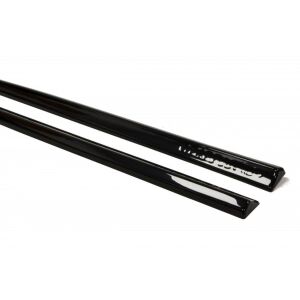 Maxton Design Seitenschweller Ansatz für Audi S3 / A3 S-Line 8V / 8V FL Sportback schwarz Hochglanz