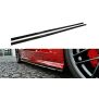 Maxton Design Seitenschweller Ansatz für Audi S3 / A3 S-Line 8V / 8V FL Sportback schwarz Hochglanz