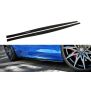 Maxton Design Seitenschweller Ansatz für V.1 / V1 für BMW 1er F20 M135i / M140i / M-Paket schwarz Hochglanz