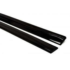 Maxton Design Seitenschweller Ansatz für BMW 4er F32 M Paket schwarz Hochglanz