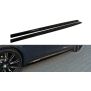 Maxton Design Seitenschweller Ansatz für BMW 4er F32 M Paket schwarz Hochglanz
