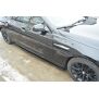 Maxton Design Seitenschweller Ansatz für BMW 6er Gran Coupé M Paket schwarz Hochglanz