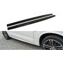 Maxton Design Seitenschweller Ansatz für BMW X4 M Paket schwarz Hochglanz