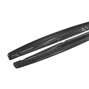 Maxton Design Seitenschweller Ansatz für Fiat Bravo MK 2 SPORT schwarz Hochglanz