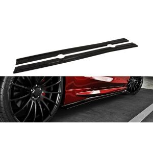 Maxton Design Seitenschweller Diffuser Ford Fiesta ST / ST-Line Mk7 / Mk7 FL schwarz Hochglanz