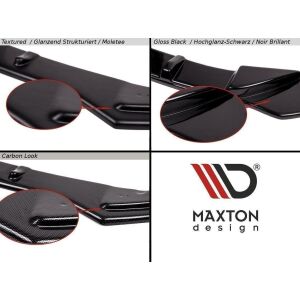 Maxton Design Seitenschweller Diffuser Ford Focus RS Mk2 schwarz Hochglanz