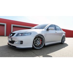 Maxton Design Seitenschweller Ansatz für HONDA ACCORD VII TYPE-S schwarz Hochglanz