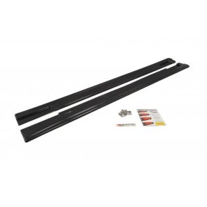 Maxton Design Seitenschweller Ansatz für HONDA ACCORD VII TYPE-S schwarz Hochglanz