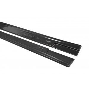 Maxton Design Seitenschweller Ansatz für HONDA ACCORD VII TYPE-S schwarz Hochglanz
