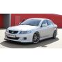 Maxton Design Seitenschweller Ansatz für HONDA ACCORD VII TYPE-S schwarz Hochglanz