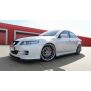 Maxton Design Seitenschweller Ansatz für HONDA ACCORD VII TYPE-S schwarz Hochglanz