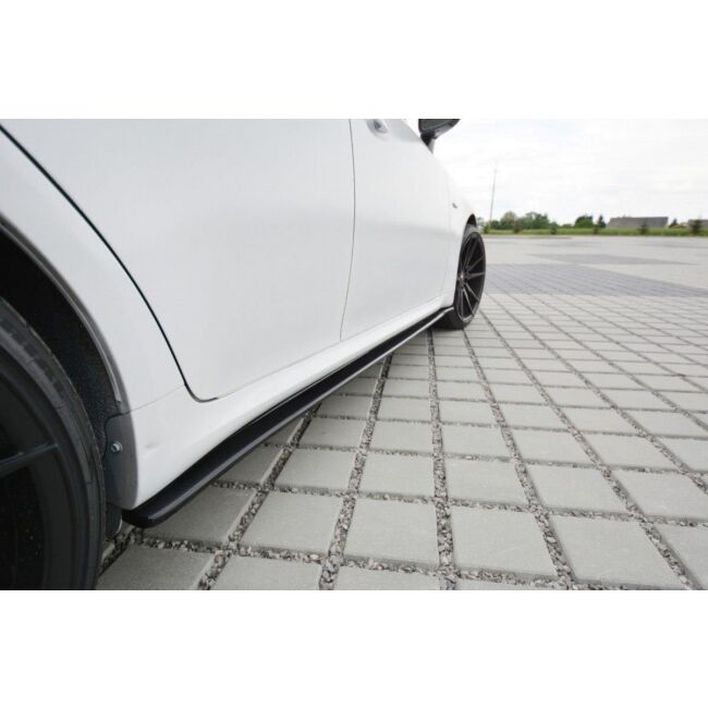 Maxton Design Seitenschweller Ansatz für Lexus IS Mk2 schwarz Hochglanz