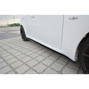 Maxton Design Seitenschweller Ansatz für Lexus IS Mk2 schwarz Hochglanz