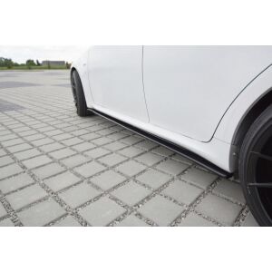 Maxton Design Seitenschweller Ansatz für Lexus IS Mk2 schwarz Hochglanz