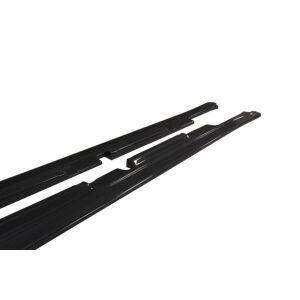 Maxton Design Seitenschweller Ansatz für Lexus IS Mk2 schwarz Hochglanz