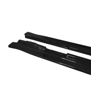Maxton Design Seitenschweller Ansatz für Lexus IS Mk2 schwarz Hochglanz