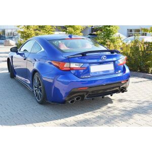 Maxton Design Seitenschweller Ansatz für Lexus RC F schwarz Hochglanz