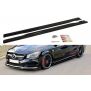 Maxton Design Seitenschweller Ansatz für MERCEDES CLA 45 AMG C117/A45 AMG W176 (vor Facelift) schwarz Hochglanz