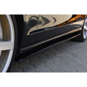 Maxton Design Seitenschweller Ansatz für MERCEDES CLS C218 AMG LINE schwarz Hochglanz