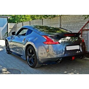 Maxton Design Seitenschweller Ansatz für Nissan 370Z schwarz Hochglanz