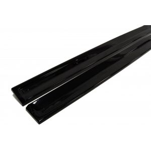Maxton Design Seitenschweller Ansatz für OPEL ASTRA H (FOR OPC / VXR) schwarz Hochglanz