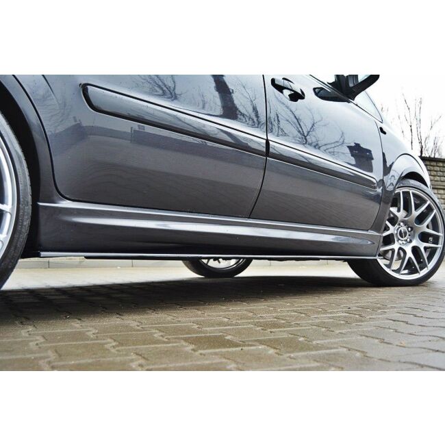 Maxton Design Seitenschweller Ansatz für OPEL ZAFIRA B OPC schwarz Hochglanz