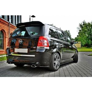 Maxton Design Seitenschweller Ansatz für OPEL ZAFIRA B OPC schwarz Hochglanz