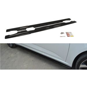 Maxton Design Seitenschweller Ansatz für Renault Megane Mk4 Hatchback schwarz Hochglanz