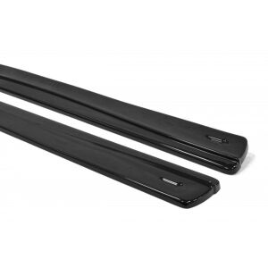Maxton Design Seitenschweller Ansatz für SEAT IBIZA 4 SPORTCOUPE (vor Facelift) schwarz Hochglanz
