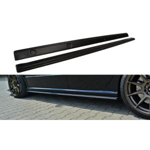 Maxton Design Seitenschweller Ansatz für Skoda Fabia RS Mk1 schwarz Hochglanz